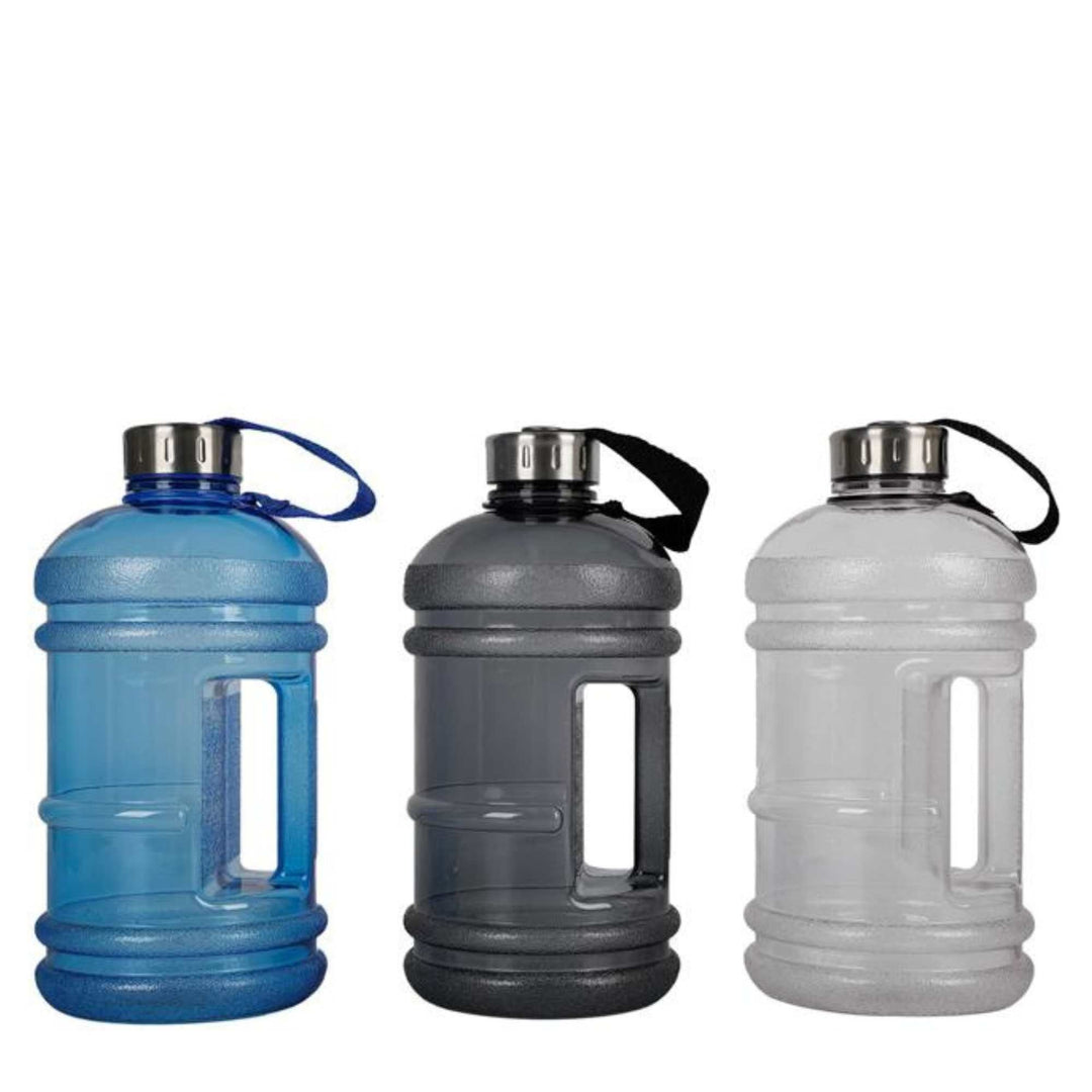 2.2L Large Water Drink Bottle - BPA Free Jug - Random Colour + Random Lid