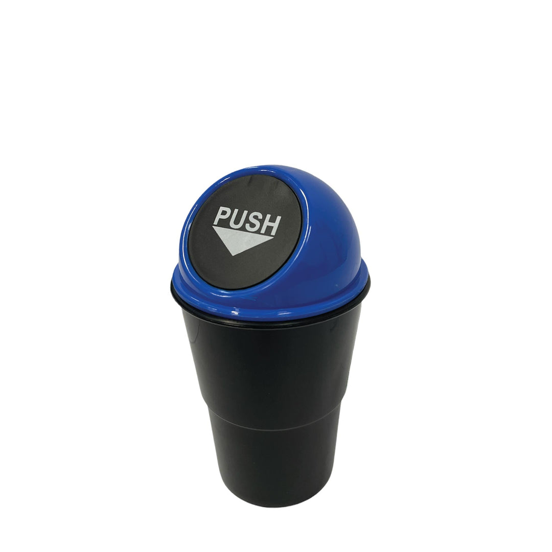 1x 550ml Mini Car Rubbish Bin - Cup Holder Trash Can Coin Random Colour