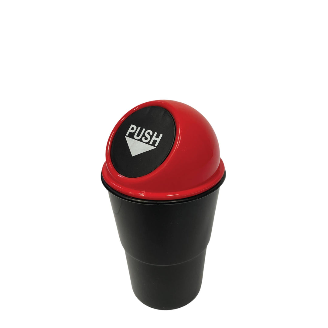 1x 550ml Mini Car Rubbish Bin - Cup Holder Trash Can Coin Random Colour