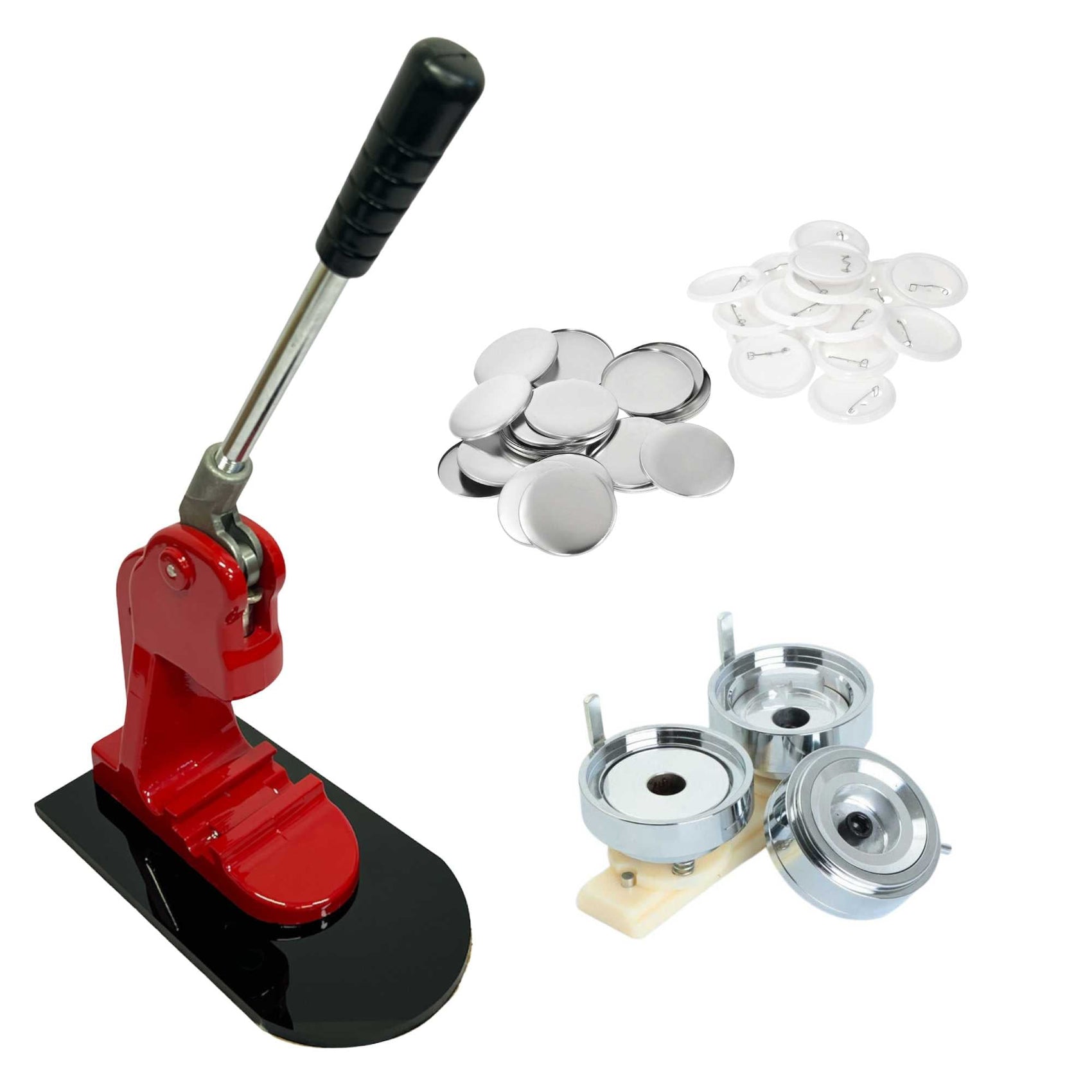 Button Badge Making Set - Maker + Moulds + Badges 25mm 32mm 58mm