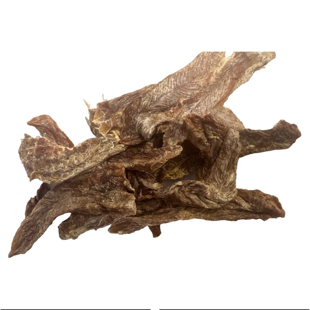 400g Dog Treat Duck Breast Jerky - Dehydrated Australian Healthy Puppy Chew