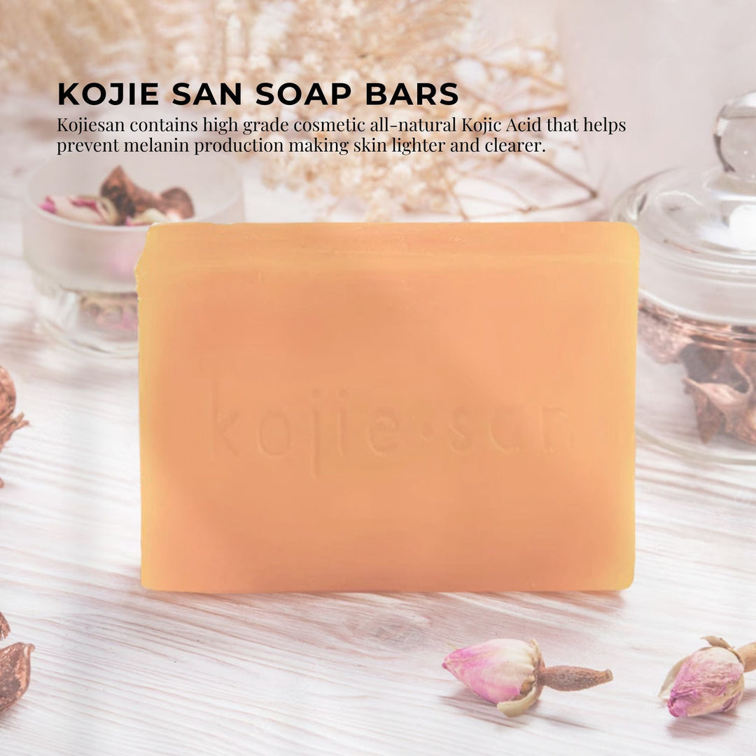 2x 65g Kojie San Soap Bar - Original Skin Lightening Kojic Acid Bars