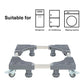 Adjustable Appliance Base Stand - Lock Wheel Trolley For Washing Machine Fridge