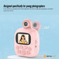 Kids Rechargeable Instant Print Camera Pink - Digital Thermal Photo Video MP3