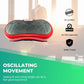 Red Vibration Machine Platform - Exercise Vibrating Plate - Whole Body Workout