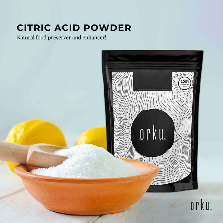 500g Citric Acid Powder - Food Grade Anhydrous GMO Free Preservative c6h807