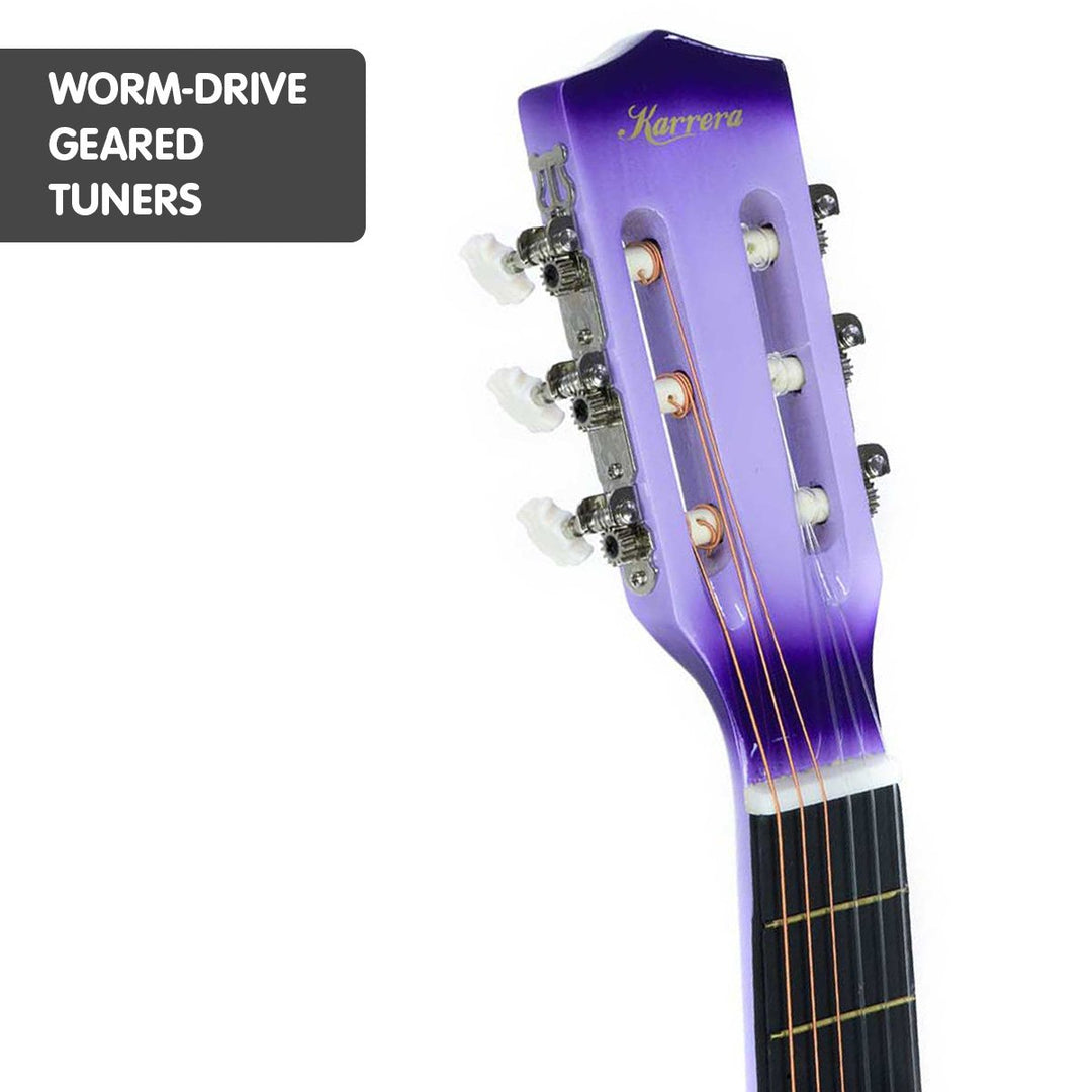 Karrera Childrens Acoustic Guitar Kids - Purple