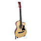 Karrera 38in Pro Cutaway Acoustic Guitar with guitar bag - Natural