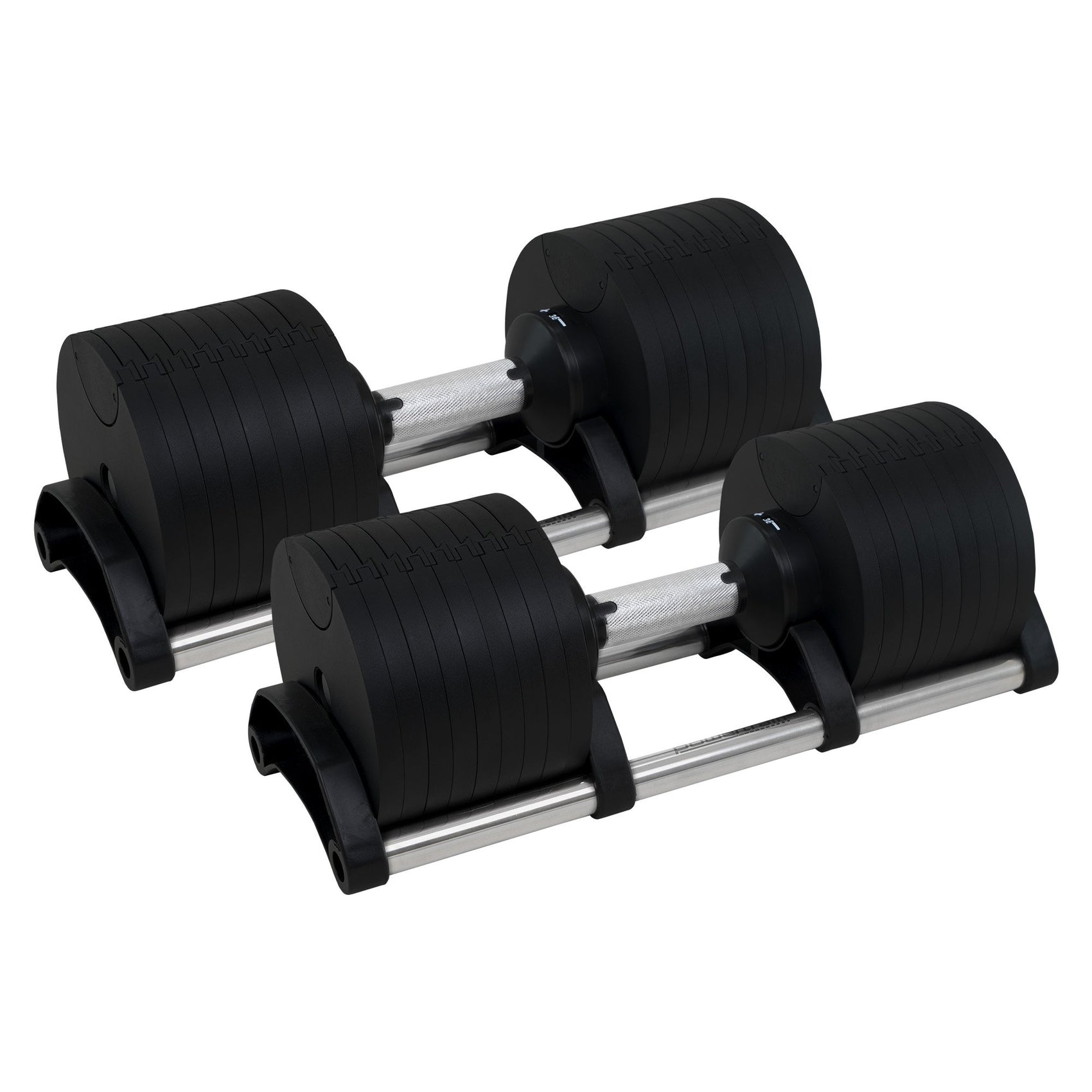 Powertrain Eon Set Of Two Dial-up 36kg Adjustable Dumbbell Home Gym 9 Options