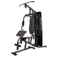 Powertrain Multi Station Home Gym With 68kg Weights Preacher Curl Pad