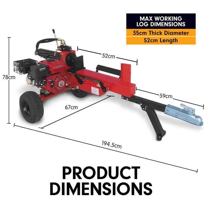 Yukon 15 Ton Unleaded Petrol Log Splitter