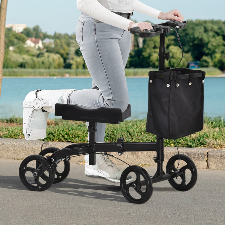 Orthonica Steel Frame Foldable Knee Walker Scooter