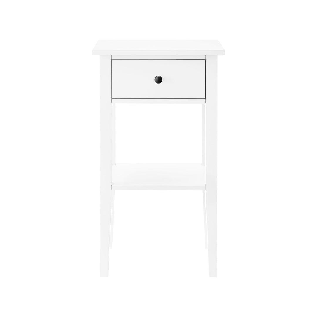 Sarantino Rue Bedside Table - White