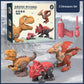 Disassemble Blocks Jurassic Dinosaurs Building Blocks Toys Battery Drill Tyrannosaurus Rex Wyvern Velociraptor Stegosaurus 7