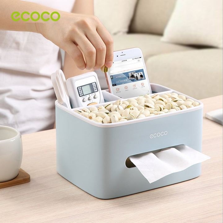 Ecoco Tissue Box Cover Table Napkin Paper Case Car Holder Storage Organizer Dispenser