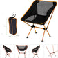 Ultralight Aluminum Alloy Folding Camping Camp Chair Outdoor Hiking Patio Backpacking Orange