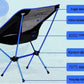 Ultralight Aluminum Alloy Folding Camping Camp Chair Outdoor Hiking Black