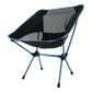 Ultralight Aluminum Alloy Folding Camping Camp Chair Outdoor Hiking Black