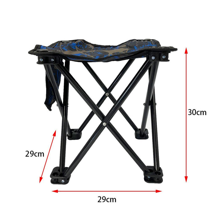 Mini Portable Outdoor Folding Stool Camping Fishing Picnic Chair Seat 80kg Como