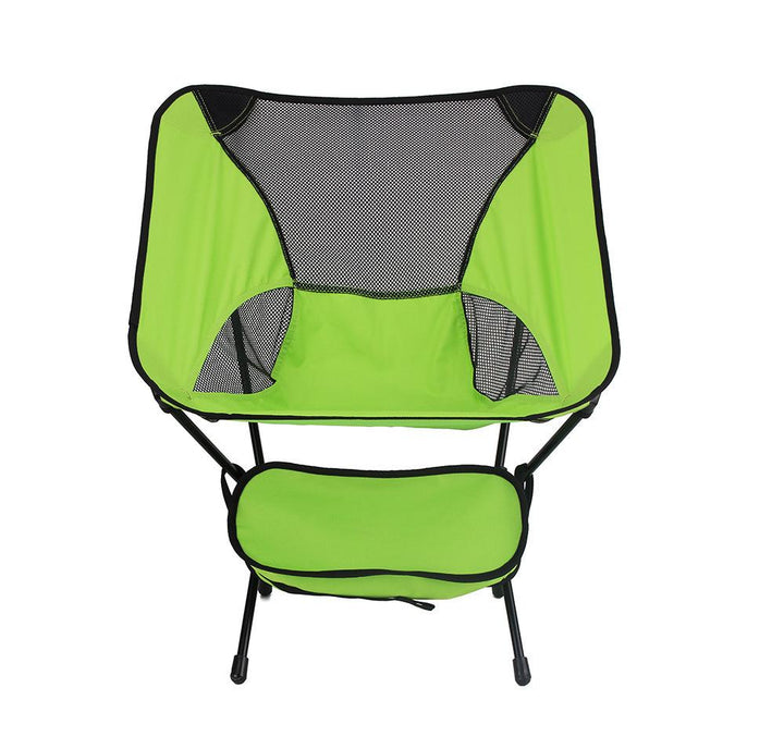 Ultralight Aluminum Alloy Folding Camping Camp Chair Outdoor Hiking Green