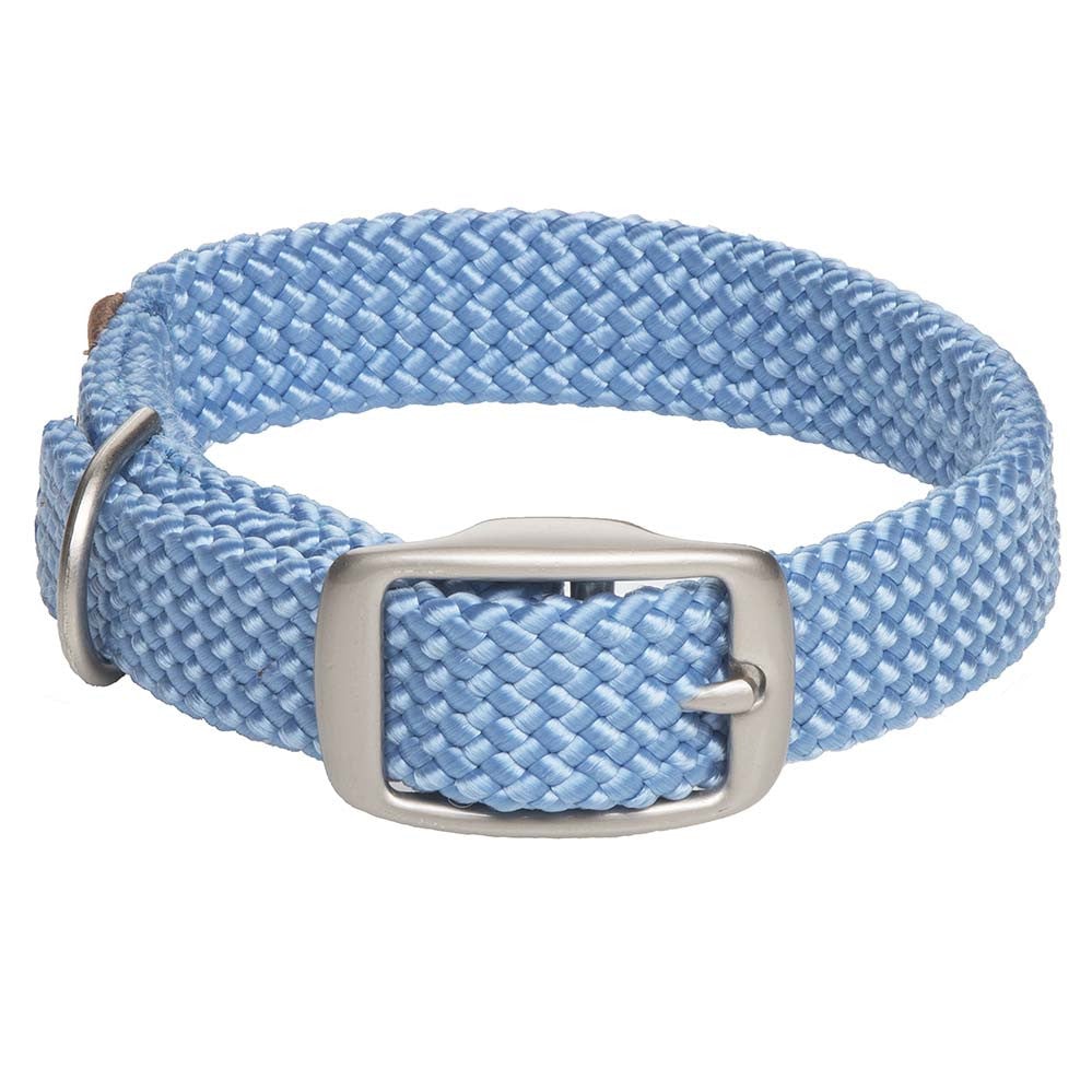 Mendota Doublebraided Junior Collar 12" SKY BLUE Nic