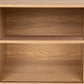 Natural Wood Ribbed Sideboard Cabinet