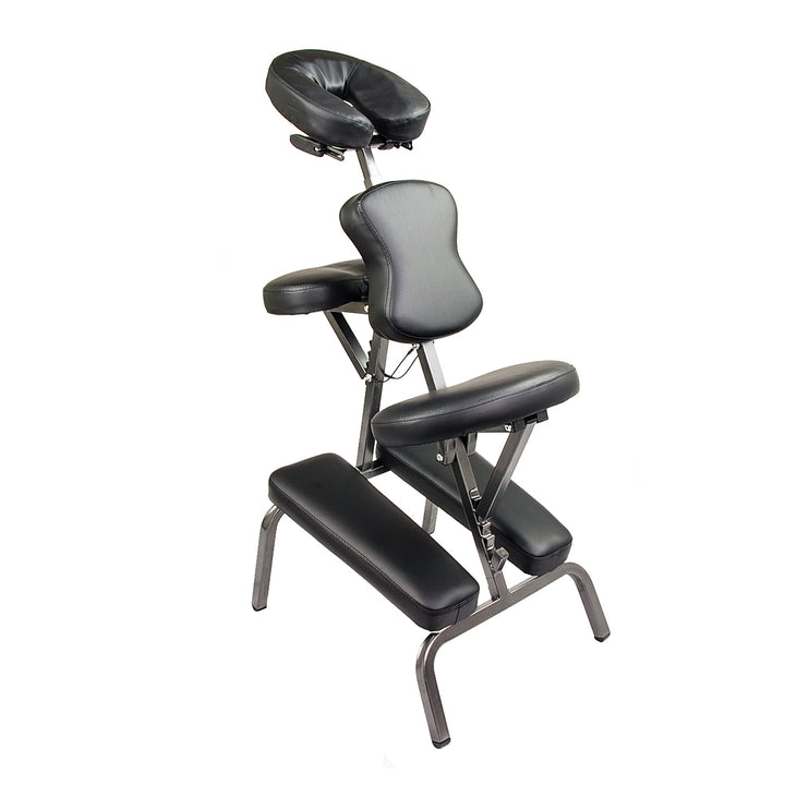 Aluminium Portable Beauty Massage Foldable Chair Table BLACK