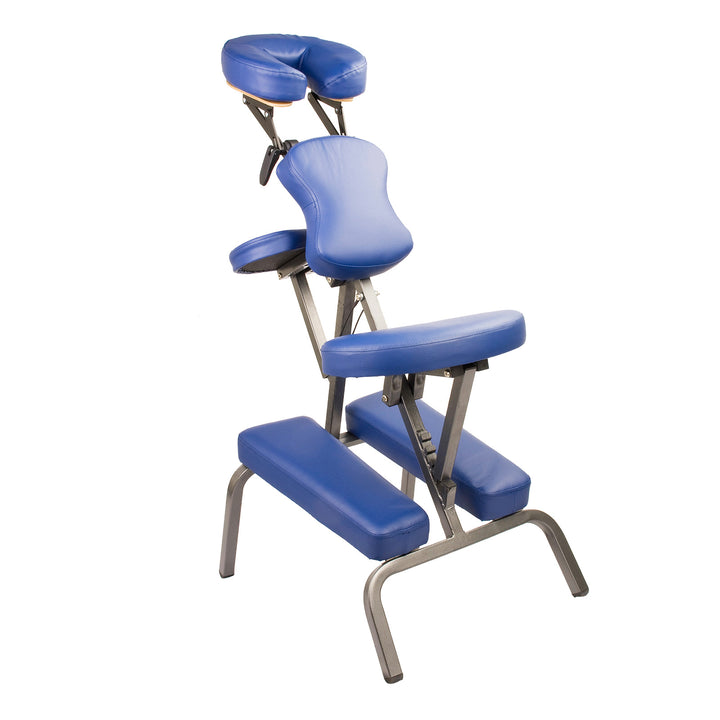 Forever Beauty Blue Portable Beauty Massage Foldable Chair Table Therapy Waxing Aluminium