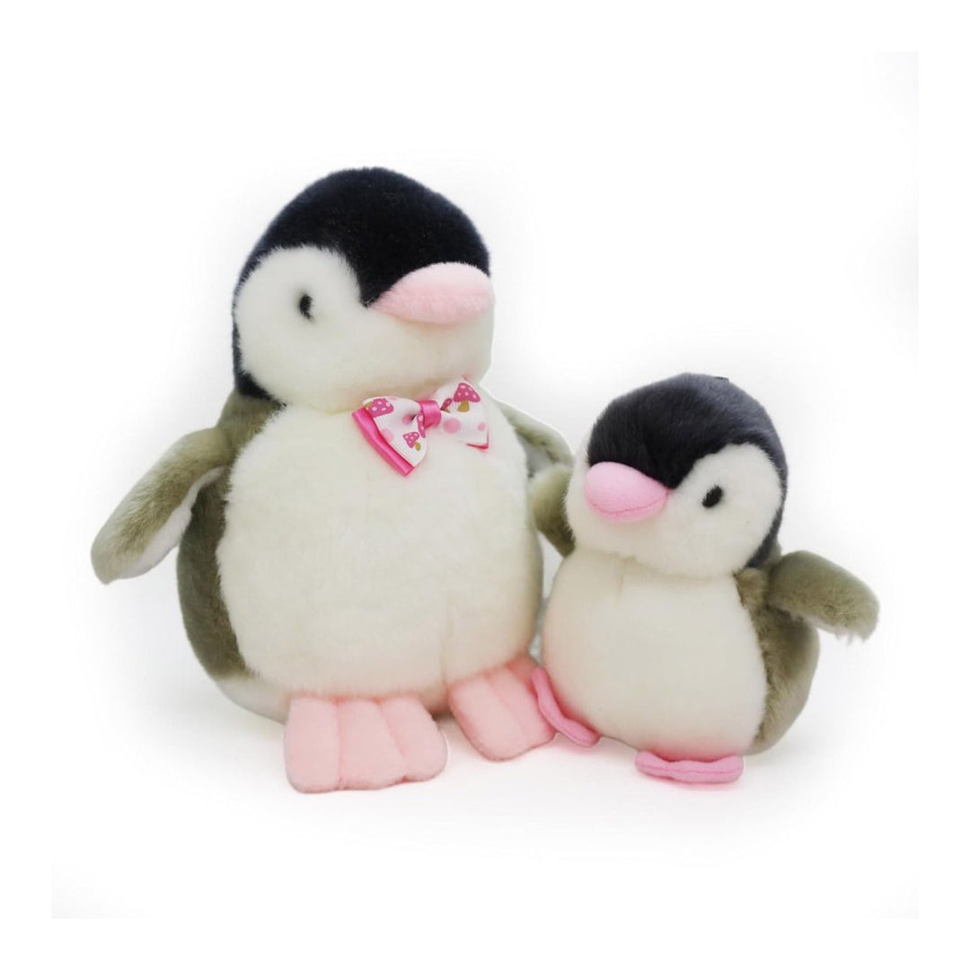 2X Plush Penguin Keychain Or Doll With Sound Activation GREY