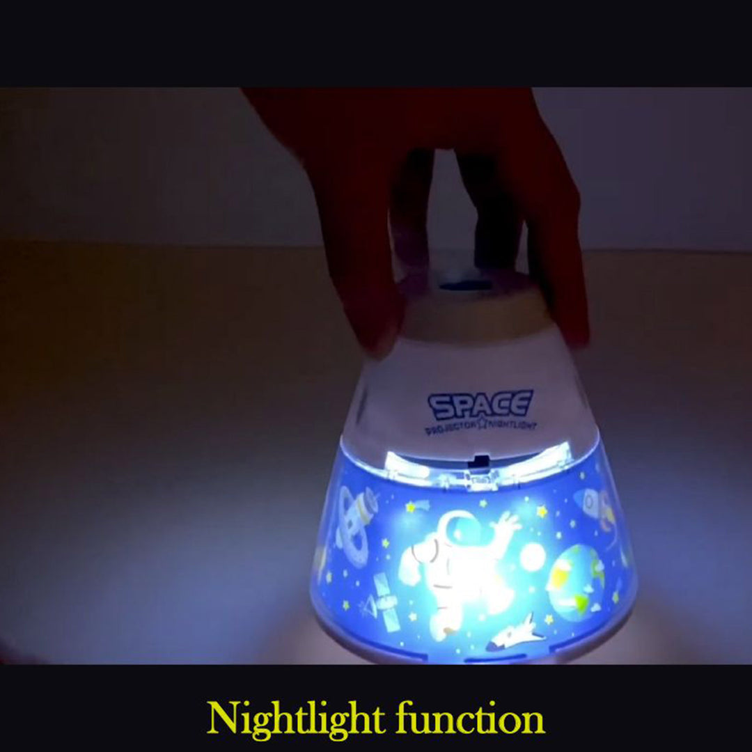 Space Capsule Projector Night Light Kids STEM Toy - Space Planet