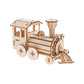 Build and Paint your own locomotive train Kids wood model toy train-plywood DIY kit