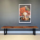 Bench seat or low set console table, hallway table Raintree Wood 1.8 Meter 180cm