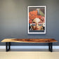 Bench seat or low set console table, hallway table Raintree Wood 1.8 Meter 180cm