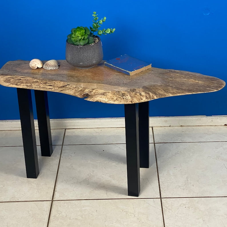 Coffee side table Silky Oak handmade