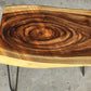 Raintree Wood Live Edge Coffee Table-40-50 cm