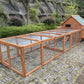 YES4PETS XXL Chicken Coop Rabbit Hutch Ferret Cage Hen Chook Cat Kitten House With Run