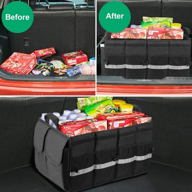 UGREEN 80710 Multifunctional Car Trunk Organizer Black