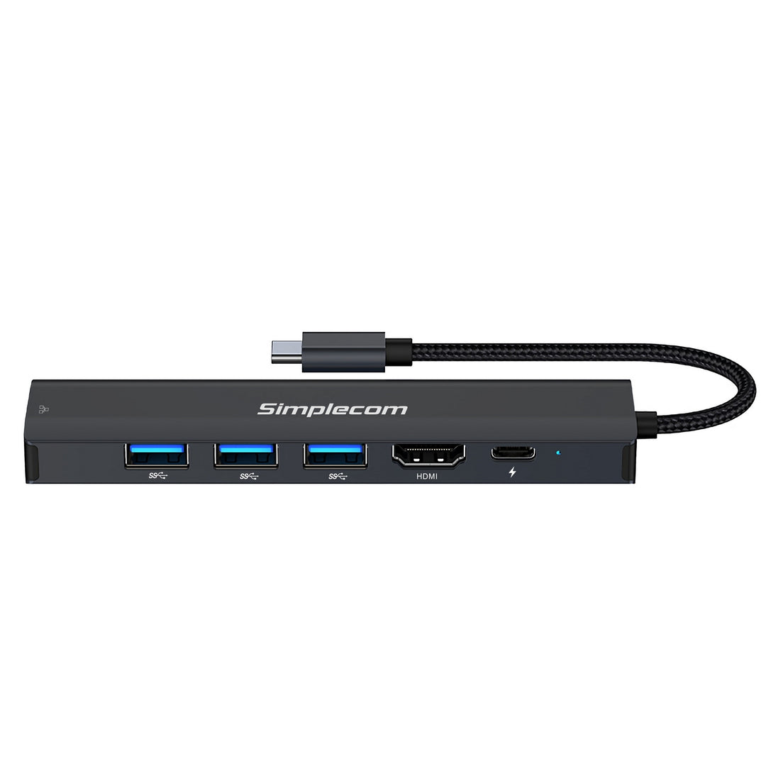 Simplecom CHN560 USB-C SuperSpeed 6-in-1 Multiport Adapter Docking Station