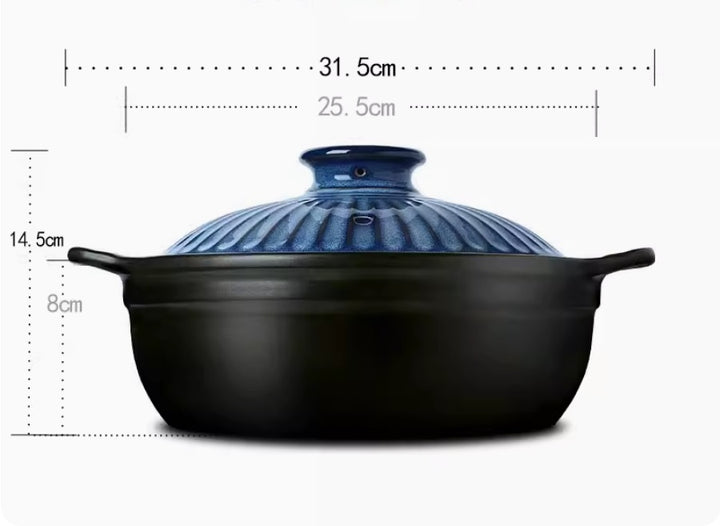 Color King Casserole with Lid Blue (2000ML)