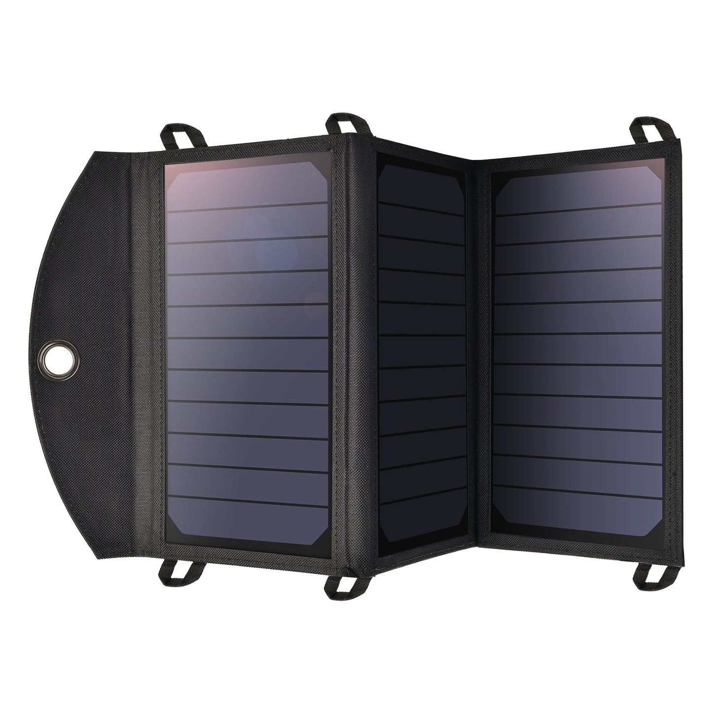 CHOETECH SC001 19W Portable Solar Panel Charger SunPower Panels Dual USB Charger for Camping/RV/Outdoors