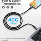 CHOETECH XCC-1040 USB-C M to M 240W Super Fast Speed Gen3 Cable 1.2M