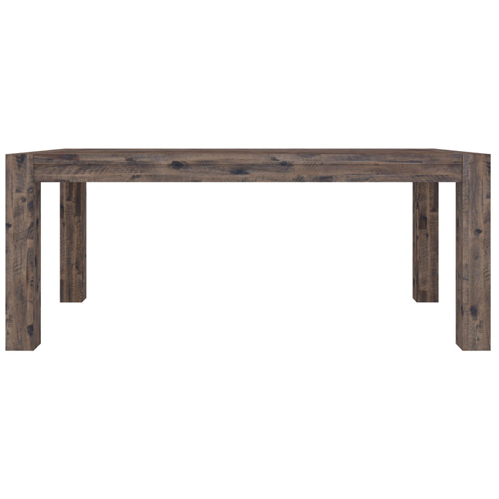 Catmint Dining Table 180cm 6 Seater Solid Acacia Timber Wood - Stone Grey