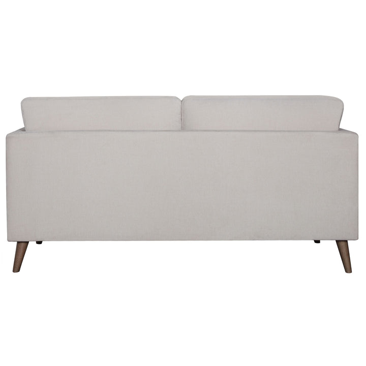 Nooa 2 Seater Sofa Fabric Uplholstered Lounge Couch - Stone