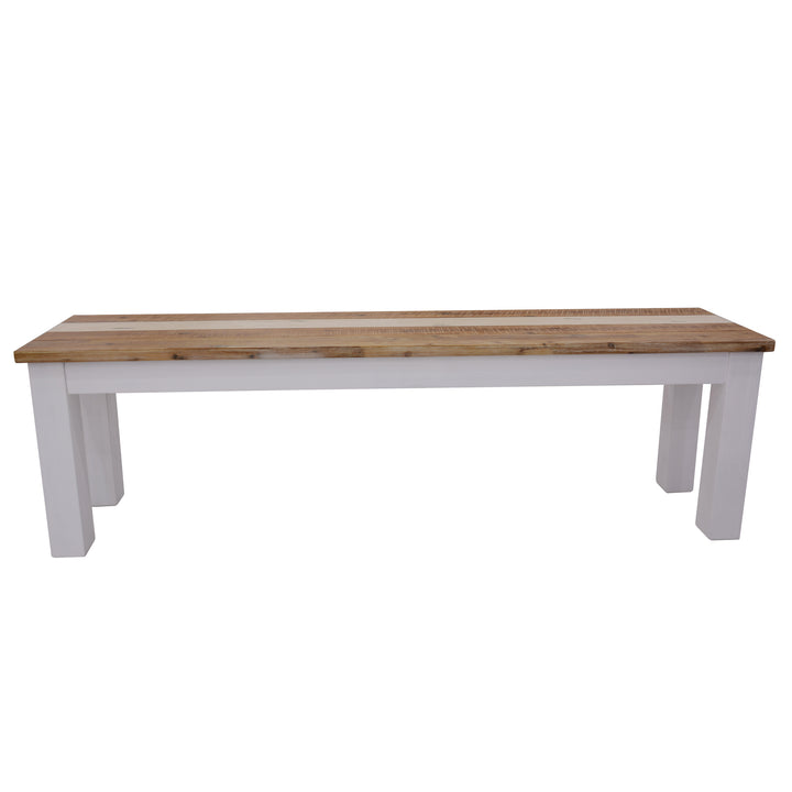 Orville Dining Bench 150cm Solid Acacia Wood Home Dinner Furniture - Multi Color