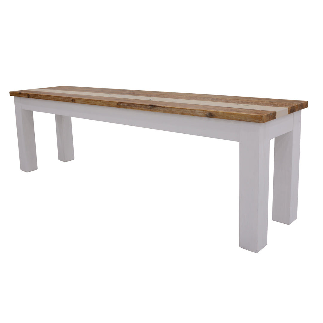 Orville Dining Bench 150cm Solid Acacia Wood Home Dinner Furniture - Multi Color