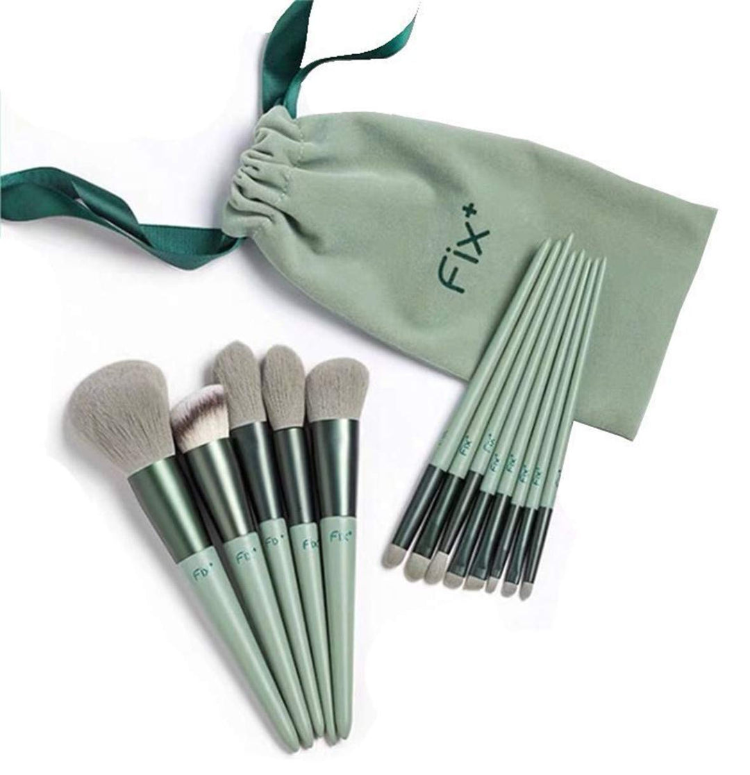 13 Pcs Makeup Brushes Sets Synthetic Foundation Blending Concealer Eye Shadow