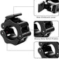 2Pcs 2in / 50mm Olympic Dumbbell Clamps Barbell Clamps Collars Clips Bar Plates Collar Clips Black