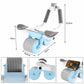 Elbow Support Automatic Rebound Abdominal Wheel Plank Machine Ab Roller Abs Workout Belly Blue