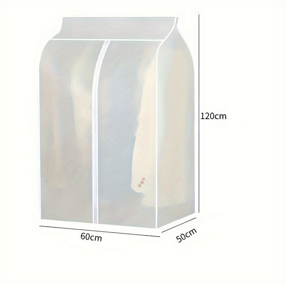 120cm Clothes Dust Cover Wardrobe Cloth Cover Clothes Storage Bag For Garments Suits Dresses Coats