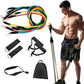 11 Pack Resistance Bands Stackable Exercise Bands Home Workouts Physical Therapy Gym Training